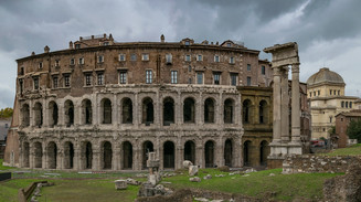Foto af Marcellus-teatret, Rom, Italien, 13 f.Kr.