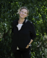 Maja Zander Fisker in the garden