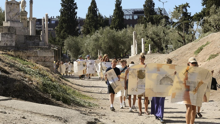 Studerende på feltarbejde i udgravninger i Athen