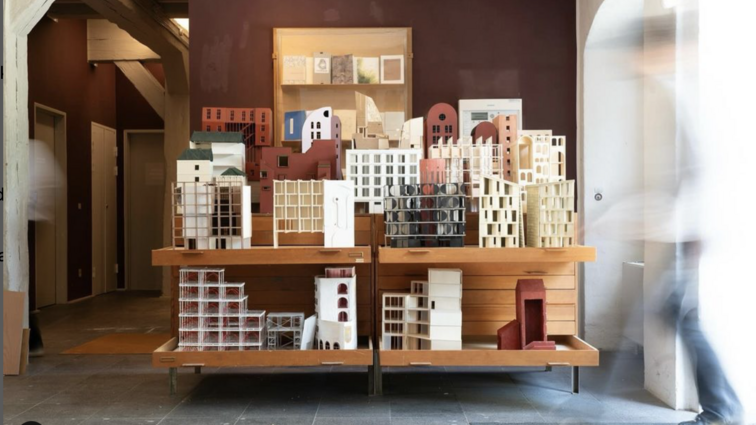 Udstillet arkitekturmodel