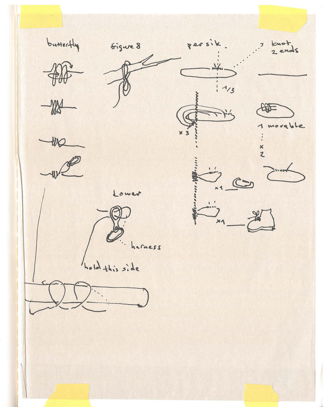 knot: fieldwork notes 01