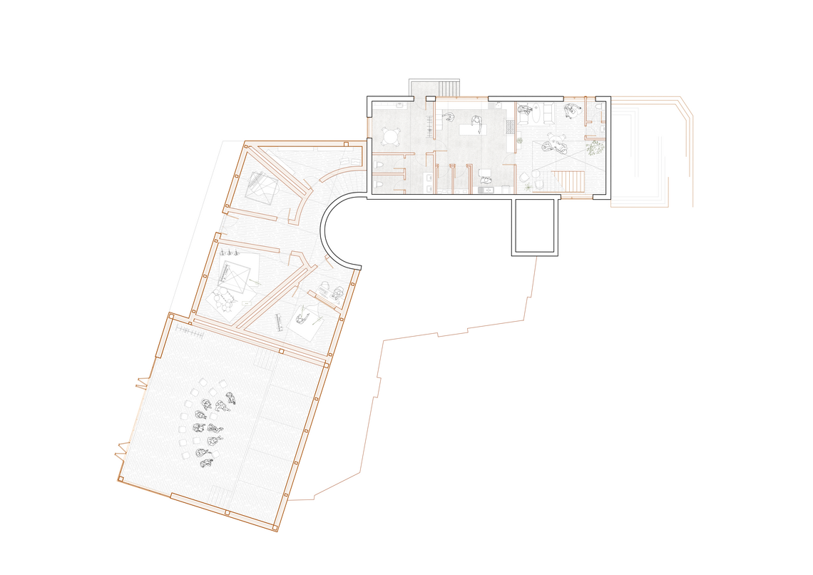 Kælderplan, Café