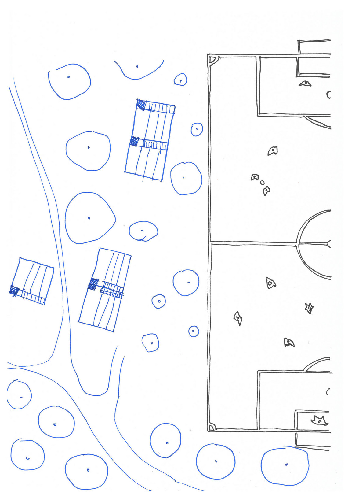 Sketch_plan of the football field (in between)