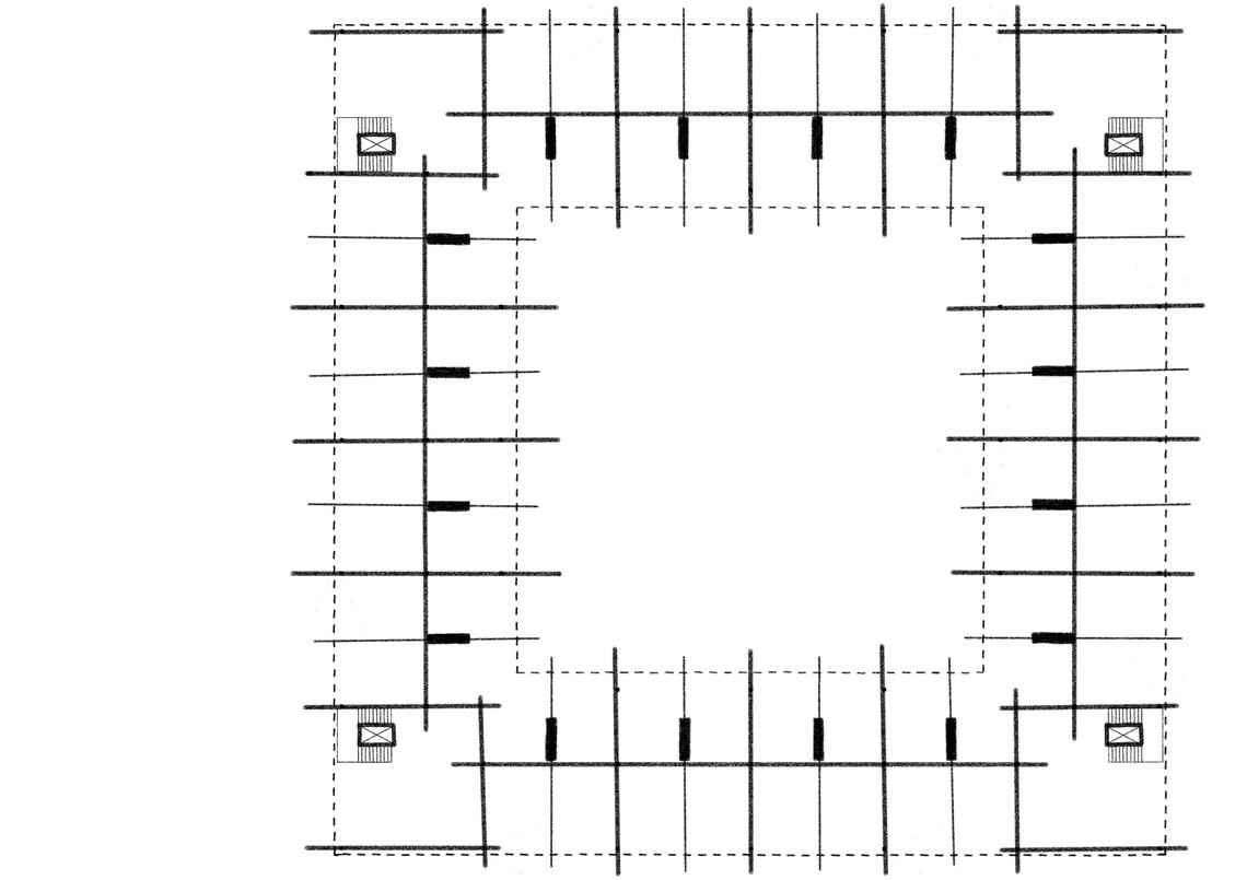 Ground floor sketch - Construction concept
