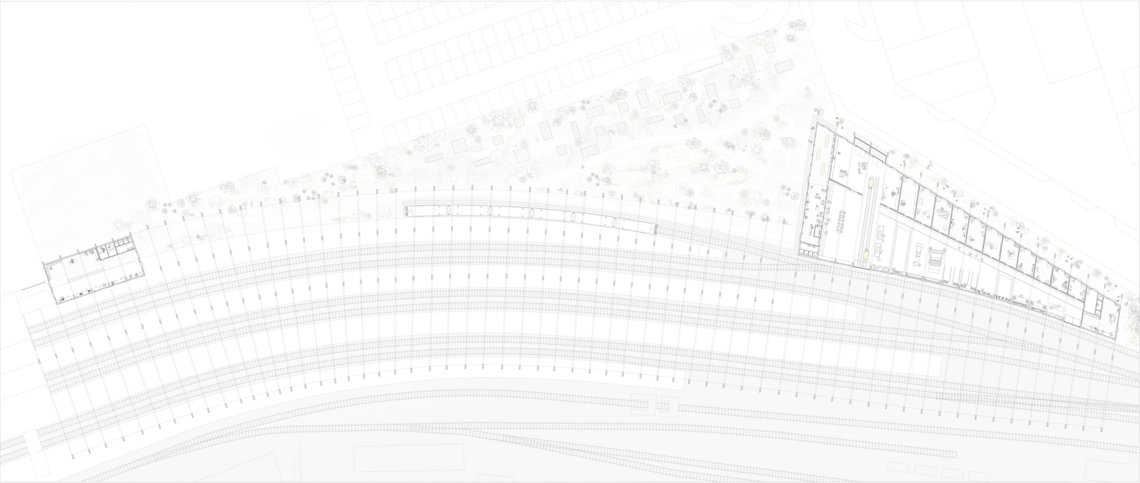 Floor plan: Connecting the build bodies through the urban garden
