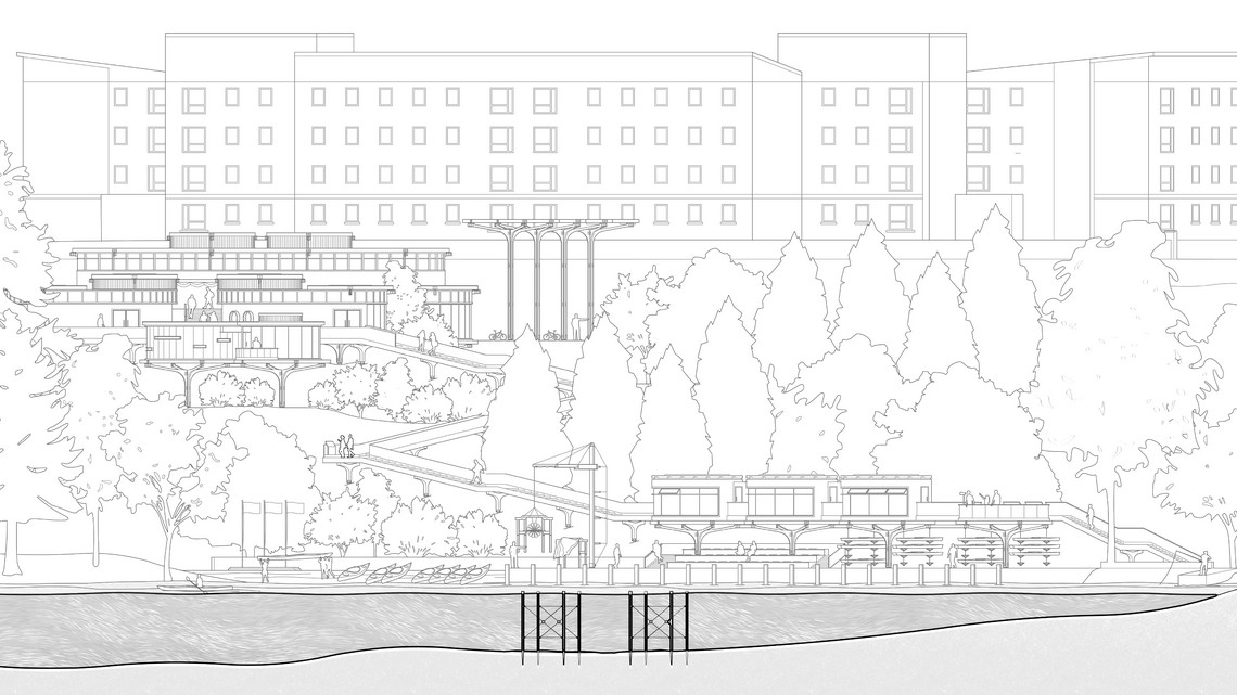 Elevation - Along River Don