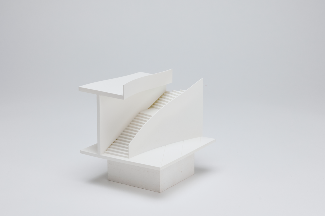 Section Model in 1:50 / Staircase to roof