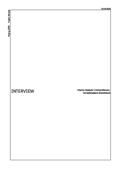 Interview med HBR