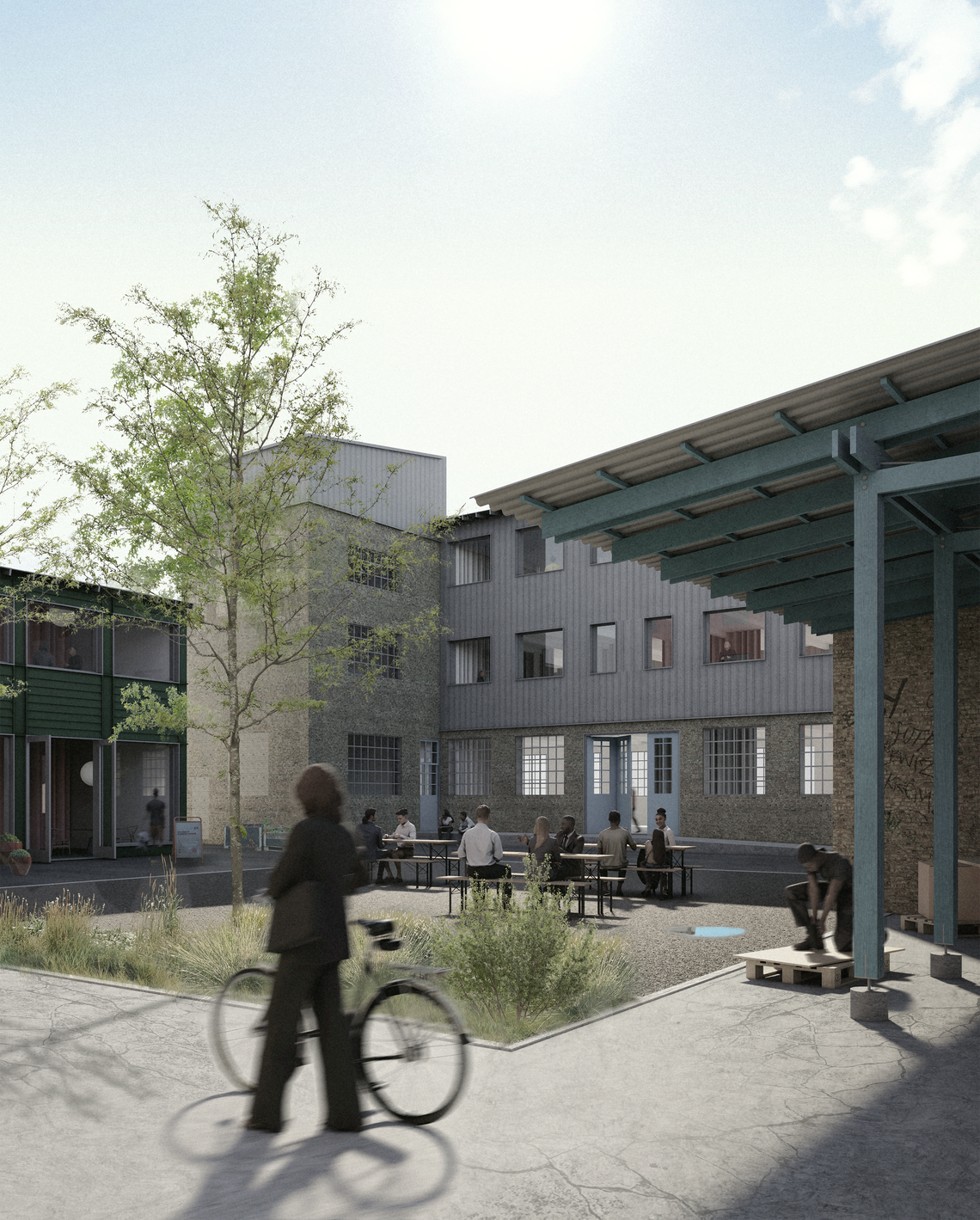 Udsyn over Smediegården
