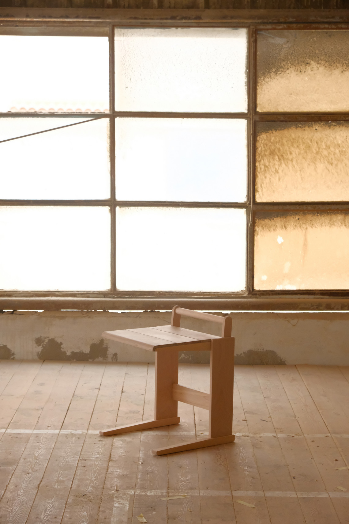 Wooden stool