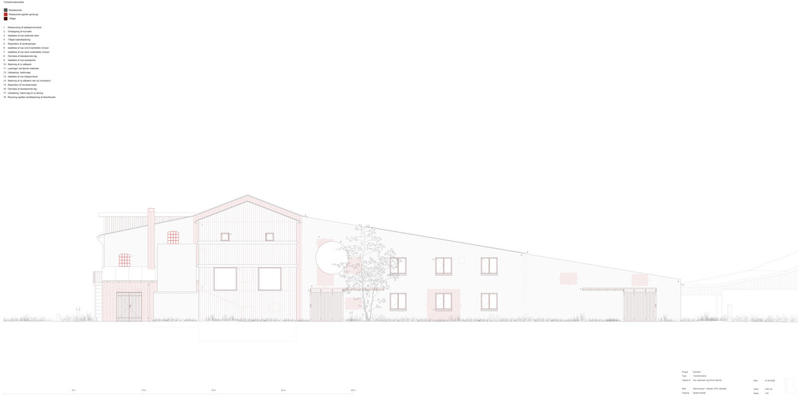 Sydøst facade 1-50