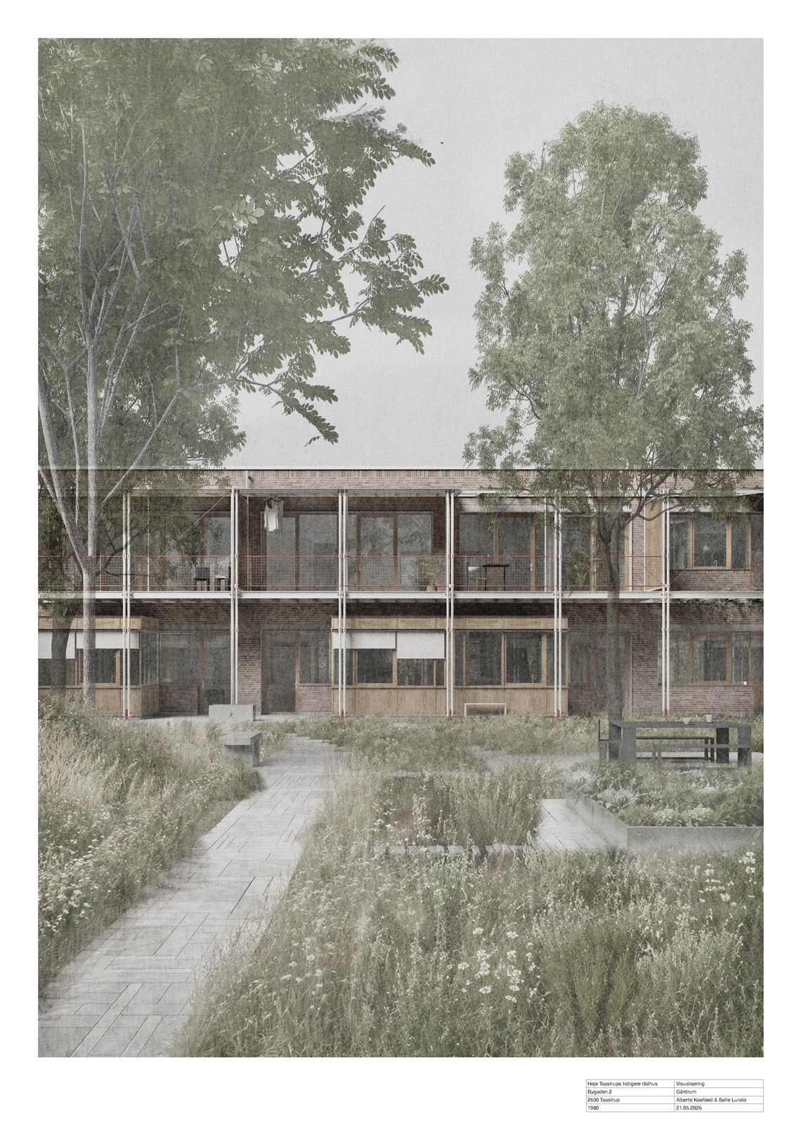 Visualisering, gårdrum