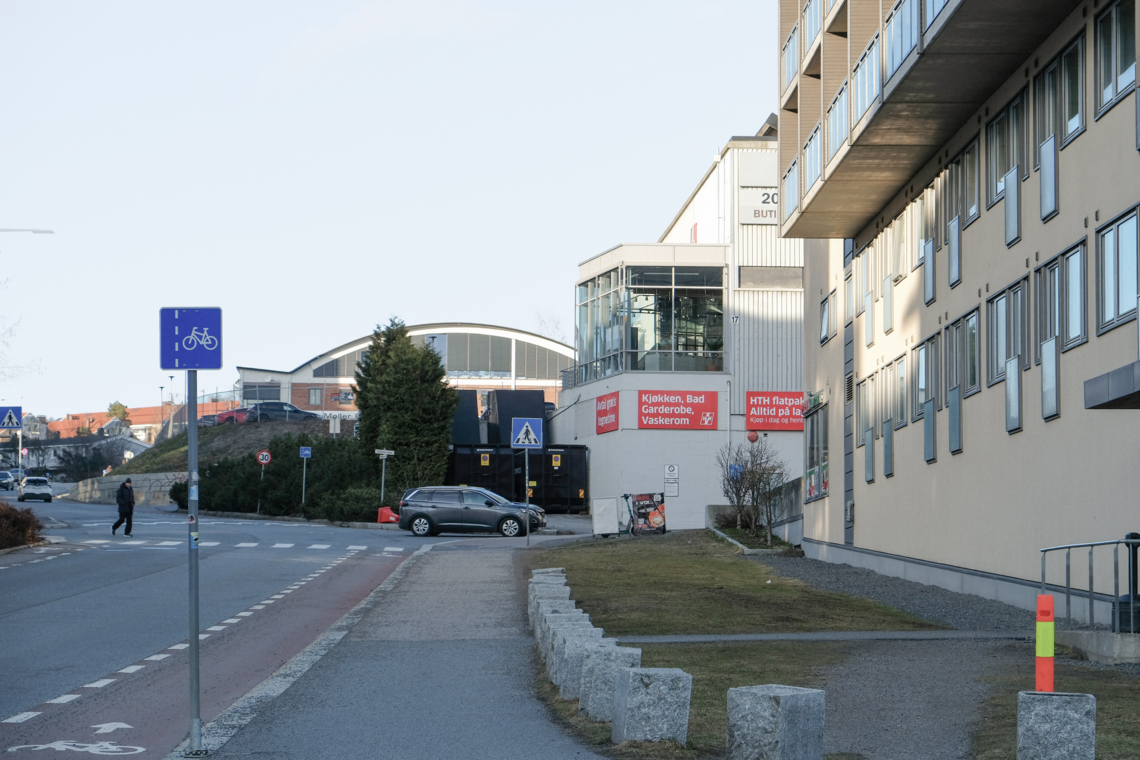 Gladengveien 17 - Ankomstsvista fra Gladengveien 