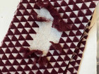 Experiment of damaging woven pattern
