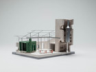 1:50 model: church transformed into production and gathering space