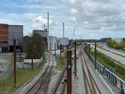 Railway towards the factory