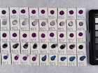 Cobalt violet in concentration b, after treatment