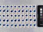 Cobber phthalocyanine blue in concentration c, after treatment