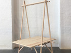 Easel in light wood