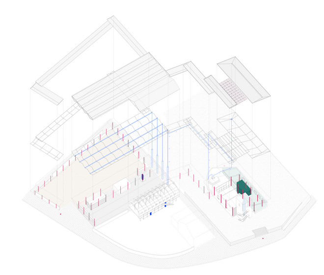 1:100 Axonometric View