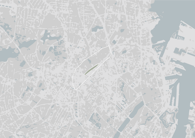 kort over projektets placering i København
