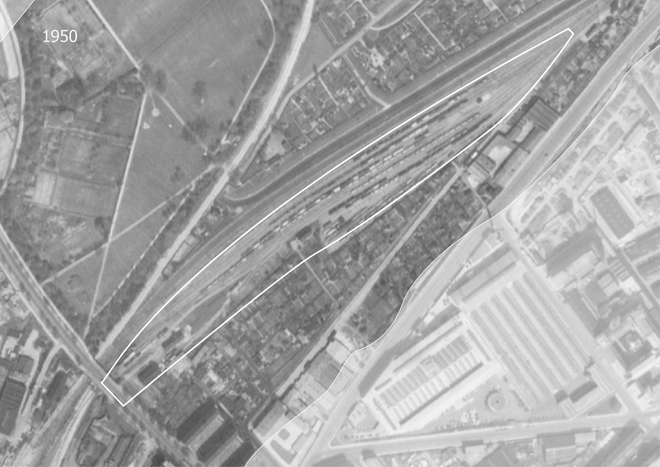 Luftfoto fra 1950