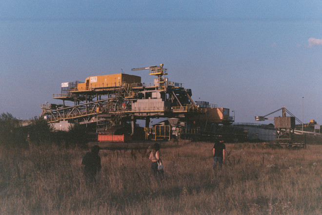 A research trip to open-pit mine in Lusatia