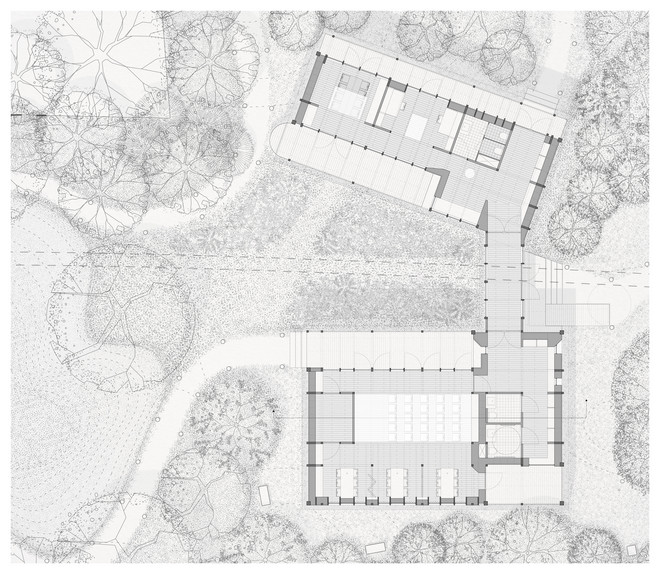 Tegning - Plantegning: Videnscenteret.