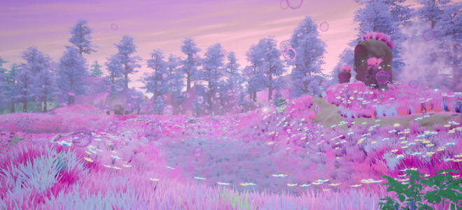 Pink forest_game_screenshot