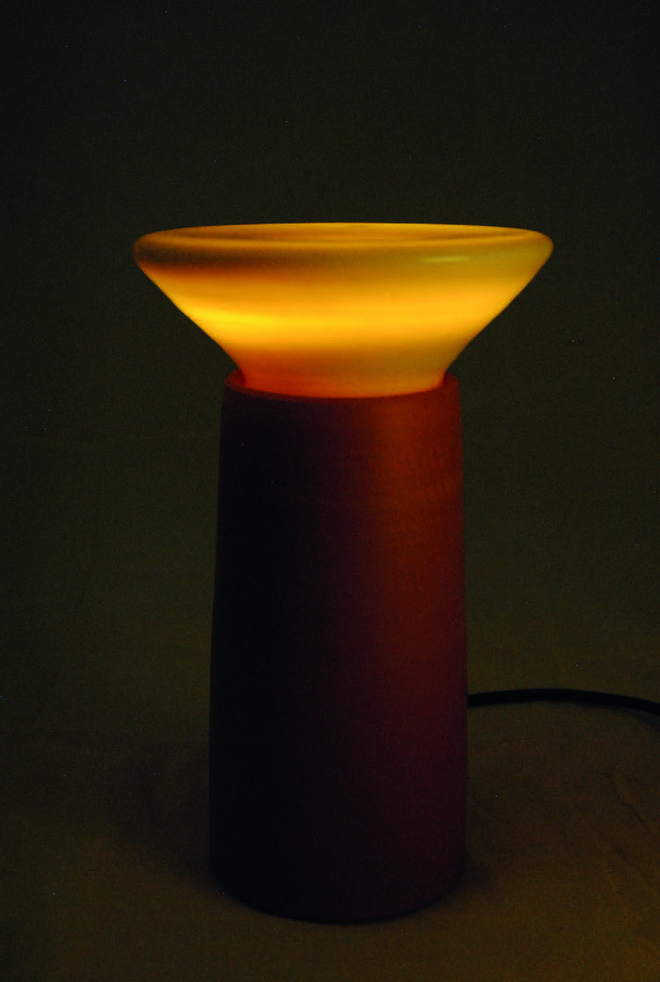 Lamp in side-view