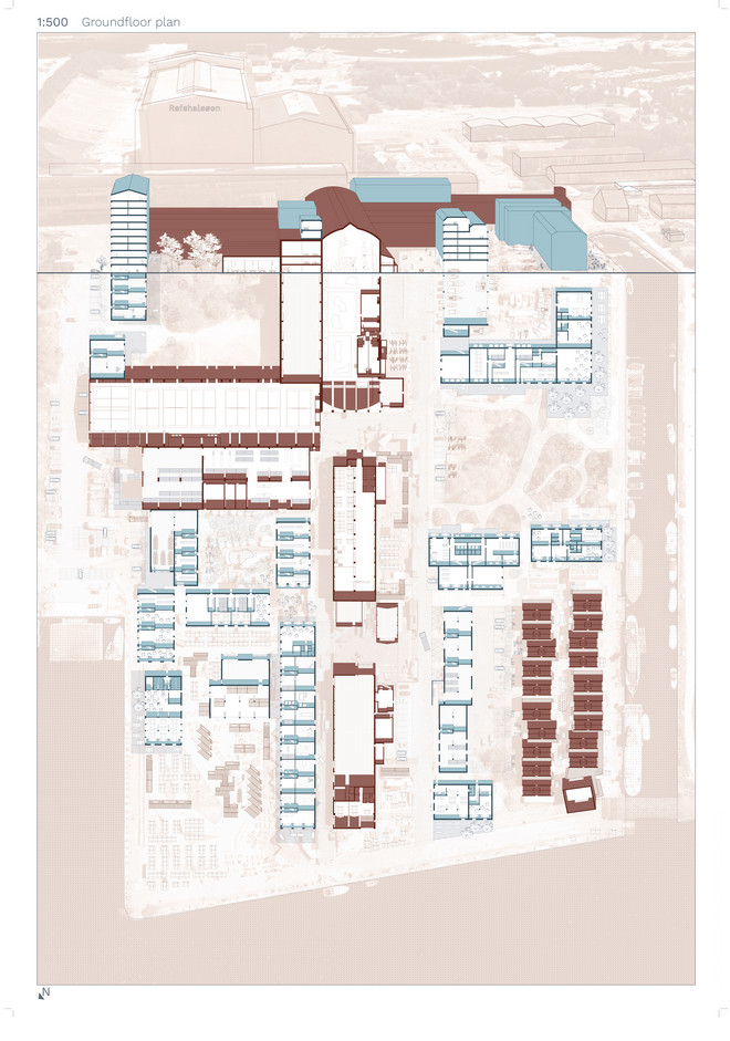 Groundfloor plan 1:500