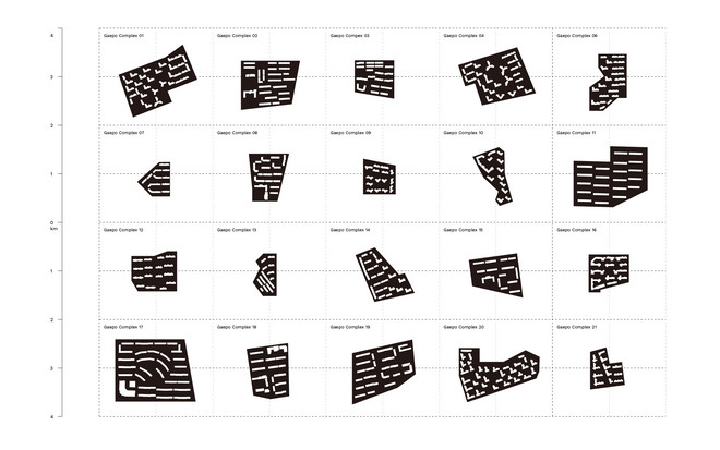 Archipelago of apartment complexes