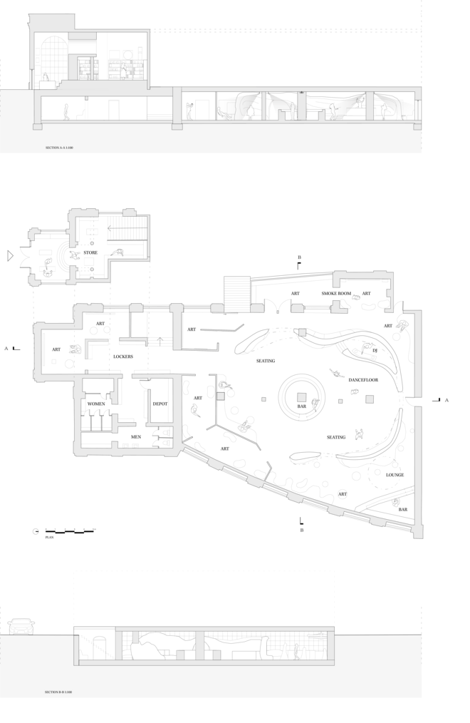 plan and sections