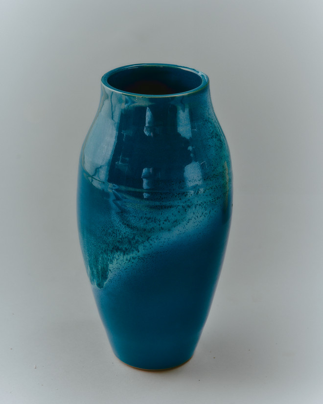 Photo of #4 Small Blue Vase by Peter Winter Photo of #4 Small Blue Vase by Peter Winter