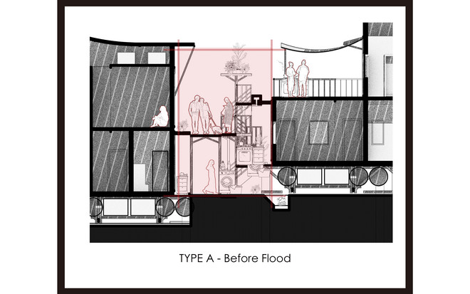 Box Space A - Before Flood