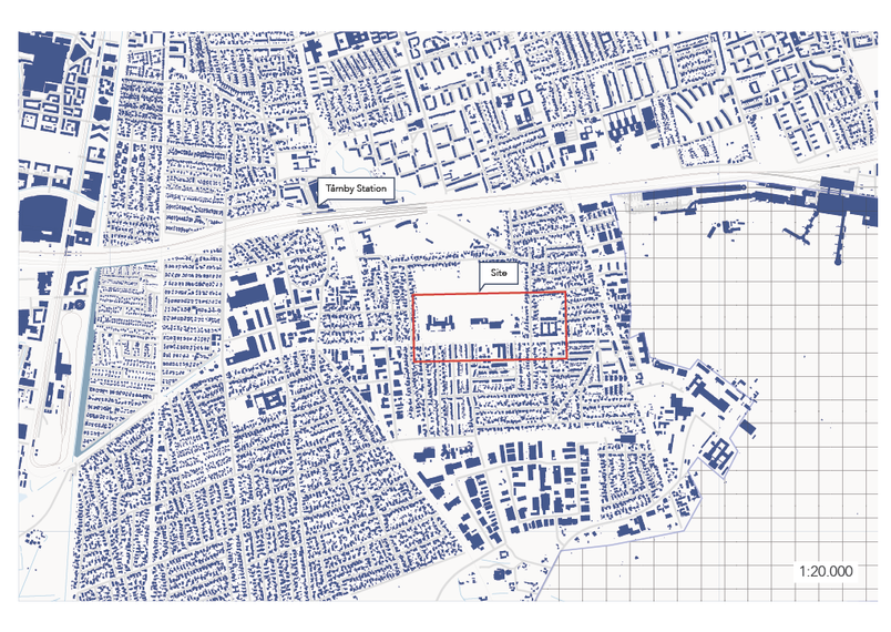 1:20.000 of the site and the context