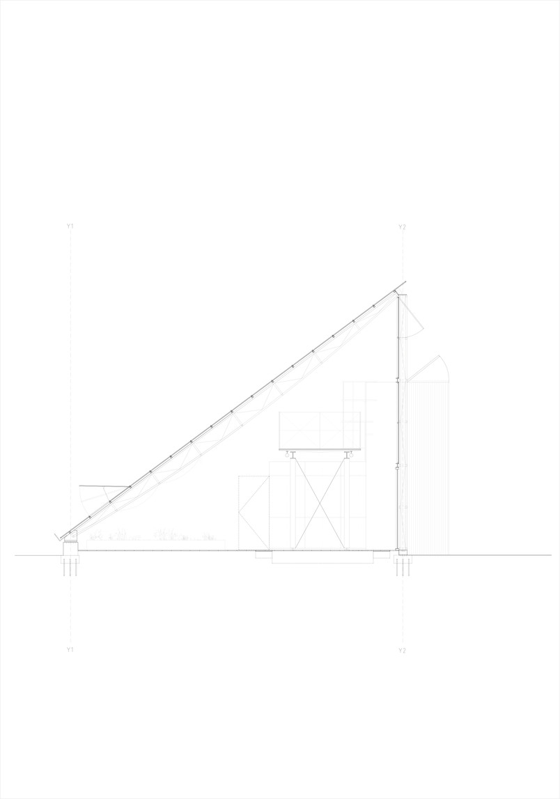 Laboratorie & drivhus: Snit 1:20