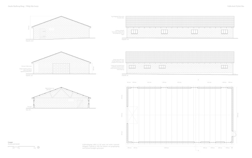 Eksisterende forhold - Garagen (opstalter, snit & plan) - 12