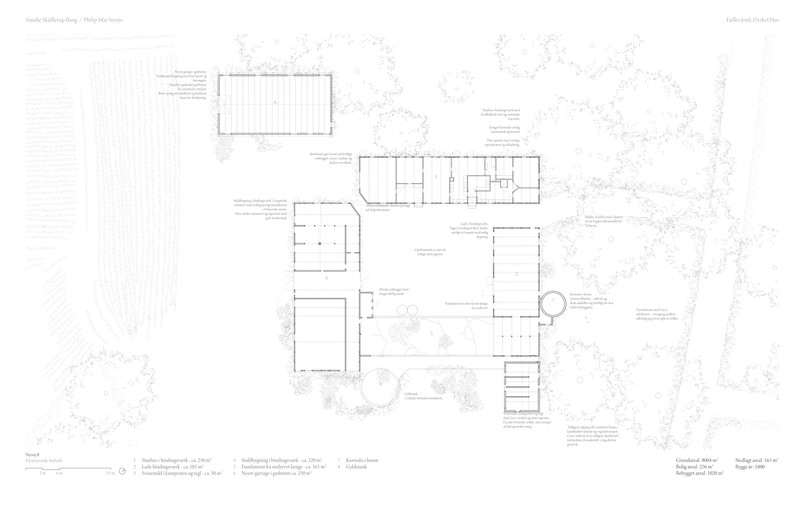 Eksisterende forhold - Knudstrupgård (situationsplan)