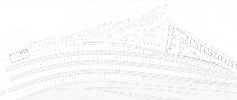 Floor plan: Connecting the build bodies through the urban garden