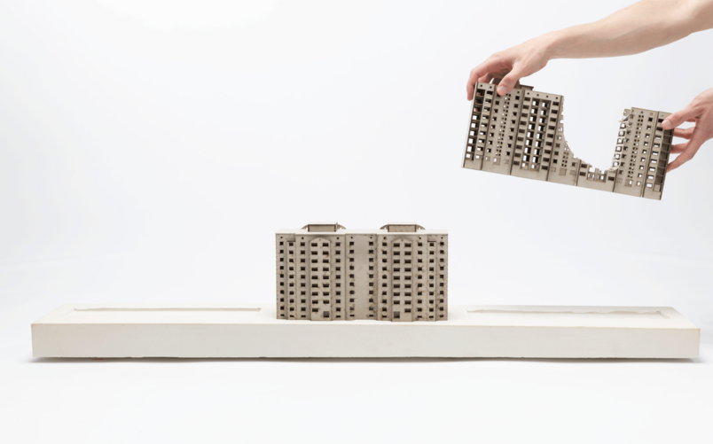 Destroyed buildings, waste into ressource