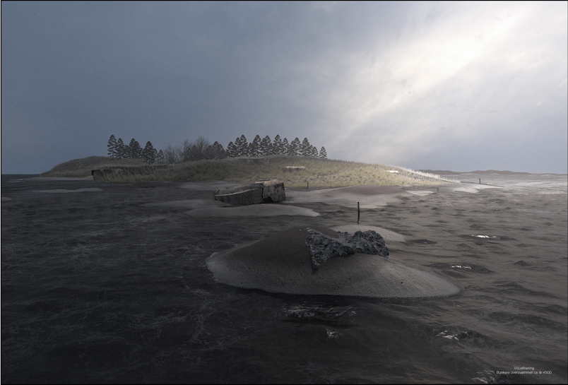 Visualisering af Bunkerne i ca. år 4500