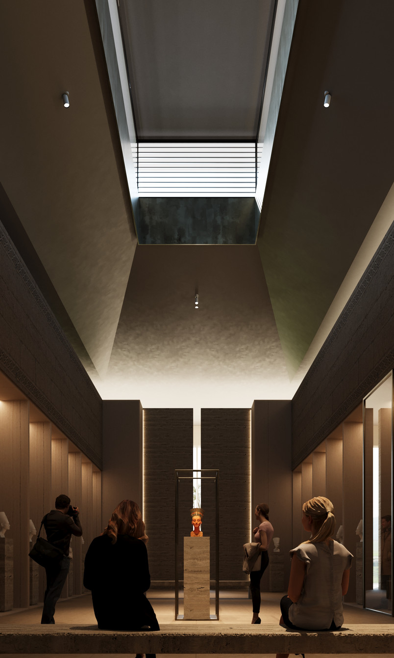 Icon Room - Final Render of Nefertiti Recontextualised