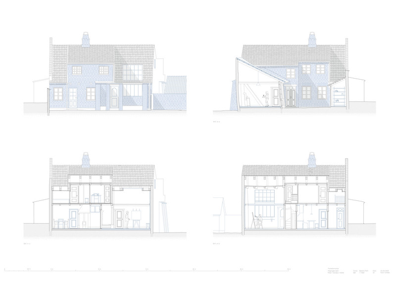 Opstalt & snit 1:50 - Projektforslag 