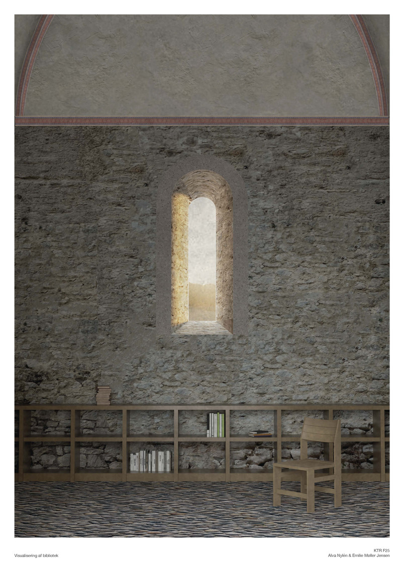Transformation af kirkebygning - bibliotek