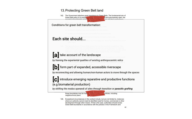 Amendment to the National Planning Policy Framework: