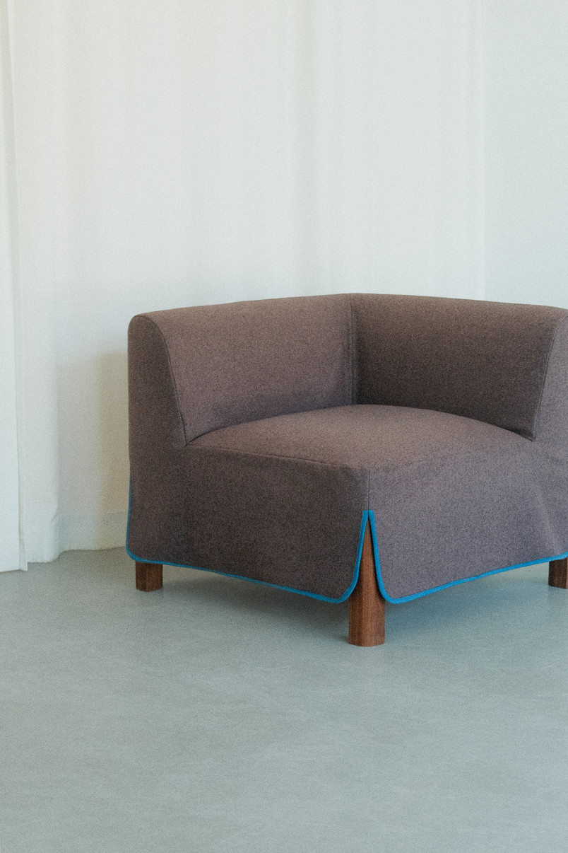 Corner module of sofa