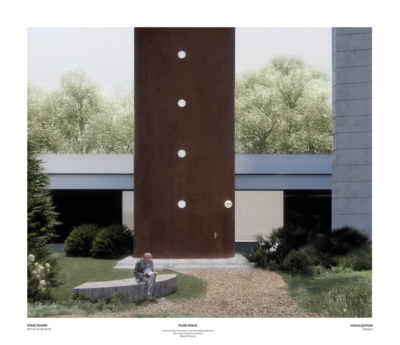 STAIR TOWER ARRIVAL