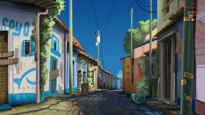 Town illustration
