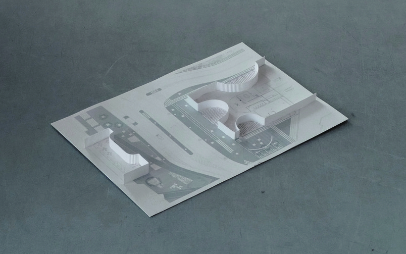 Concept model, before renovation